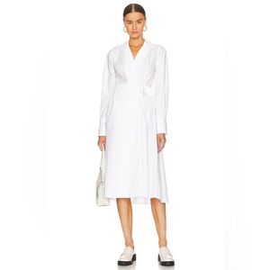 knee length dresses for ladies Armelline Sandro Striped Knit Midi Dress – Body & Soul